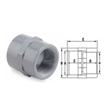 D50 PVC BM karmantyú 6/4"