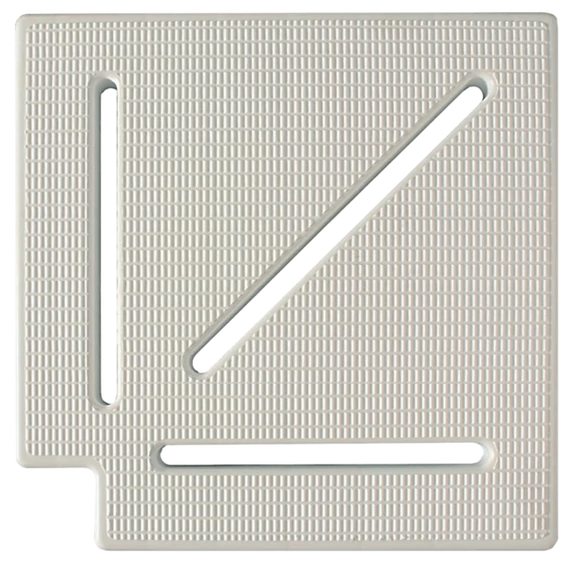 Túlfolyó sarok elem 90º 145mm, Fehér