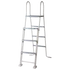 Kép 8/10 - GRE fehér föld feletti fémfalú kör medence, Ø240 x 120 cm 0,3mm SZETT
